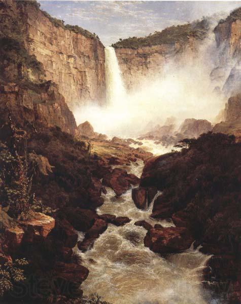 Frederic E.Church The Falls of Tequendama,Near Bogota,New Granada Norge oil painting art